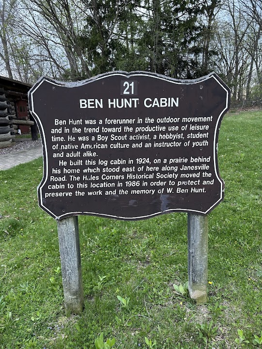 Historical Marker 21: W. Ben Hunt Cabin